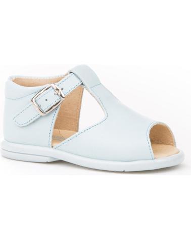 Sandali per Bambina e Bambino ANGELITOS SANDALIA PIEL 532 CELESTE