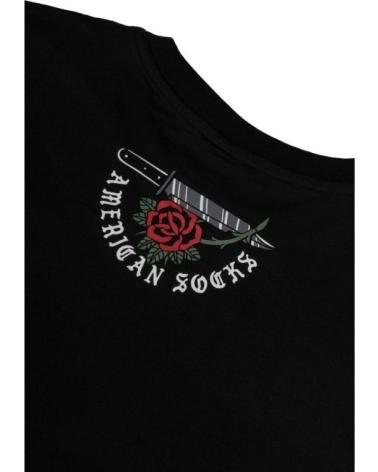 AMERICAN SOCKS CAMISETA NEGRA FAKE LOVE TEE NEGRO