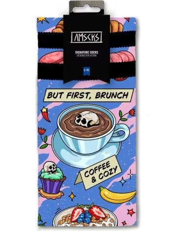 AMERICAN SOCKS CALCETINES AS524 EN MULTICOLOR PARA UNISEX AZUL