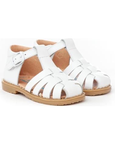 Sandalias de Niño ANGELITOS SANDALIA PIEL 539 BLANCO