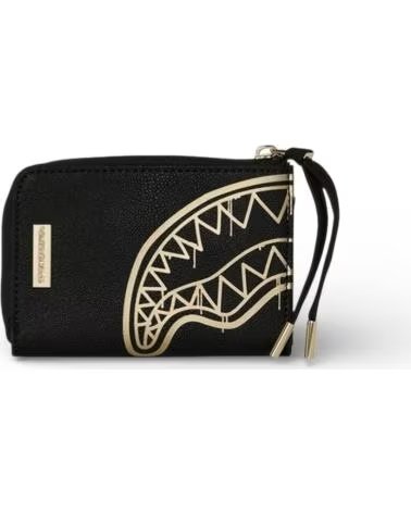 SPRAYGROUND CARTERA NEGRA THAT GOLD DRAP WALLET NEGRO