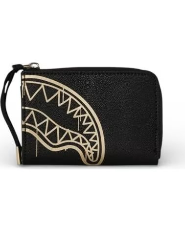 SPRAYGROUND CARTERA NEGRA THAT GOLD DRAP WALLET NEGRO