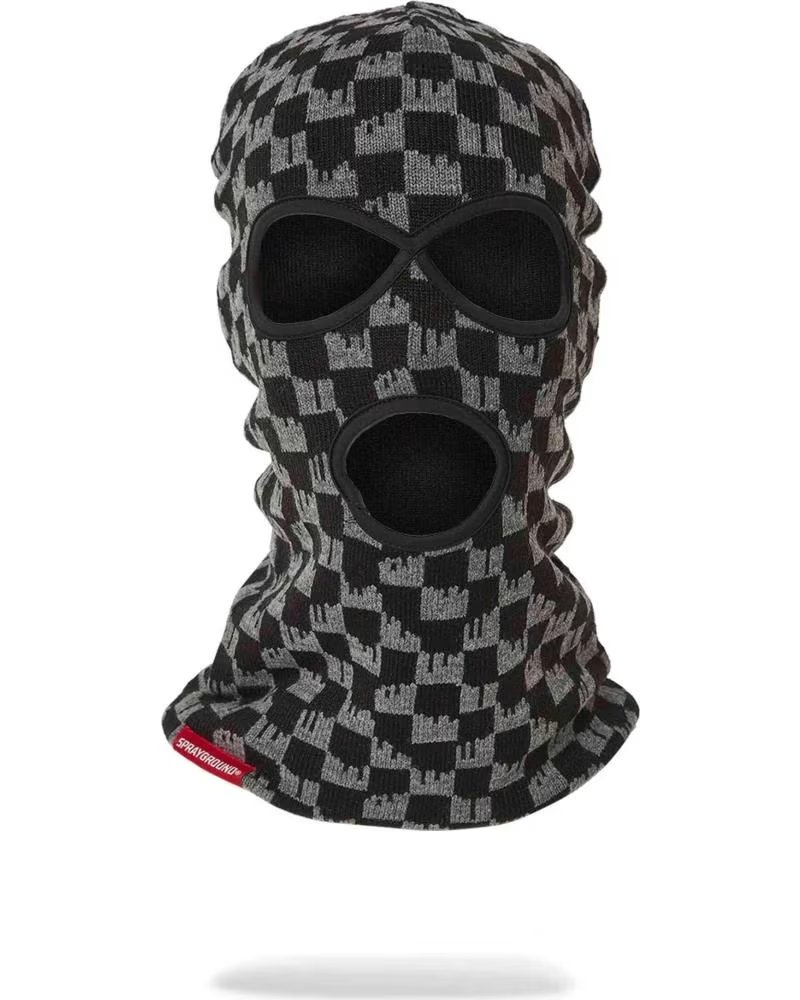 SPRAYGROUND BALACLAVA NEGRA CUADROS CHECKERED DRIP MASK NEGRO