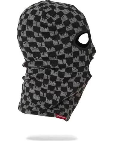 SPRAYGROUND BALACLAVA NEGRA CUADROS CHECKERED DRIP MASK NEGRO