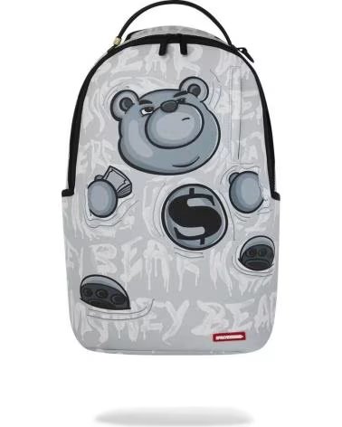 SPRAYGROUND MOCHILA MONEY BEAR GRAFFITI FLOAT BACKPACK GRIS