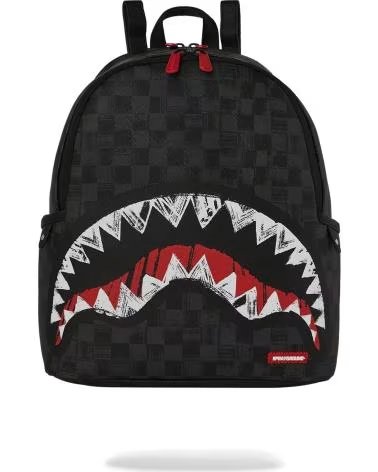 SPRAYGROUND MOCHILA NEGRA SCRIBBLE SHARK SAVAGE BACKPACK NEGRO
