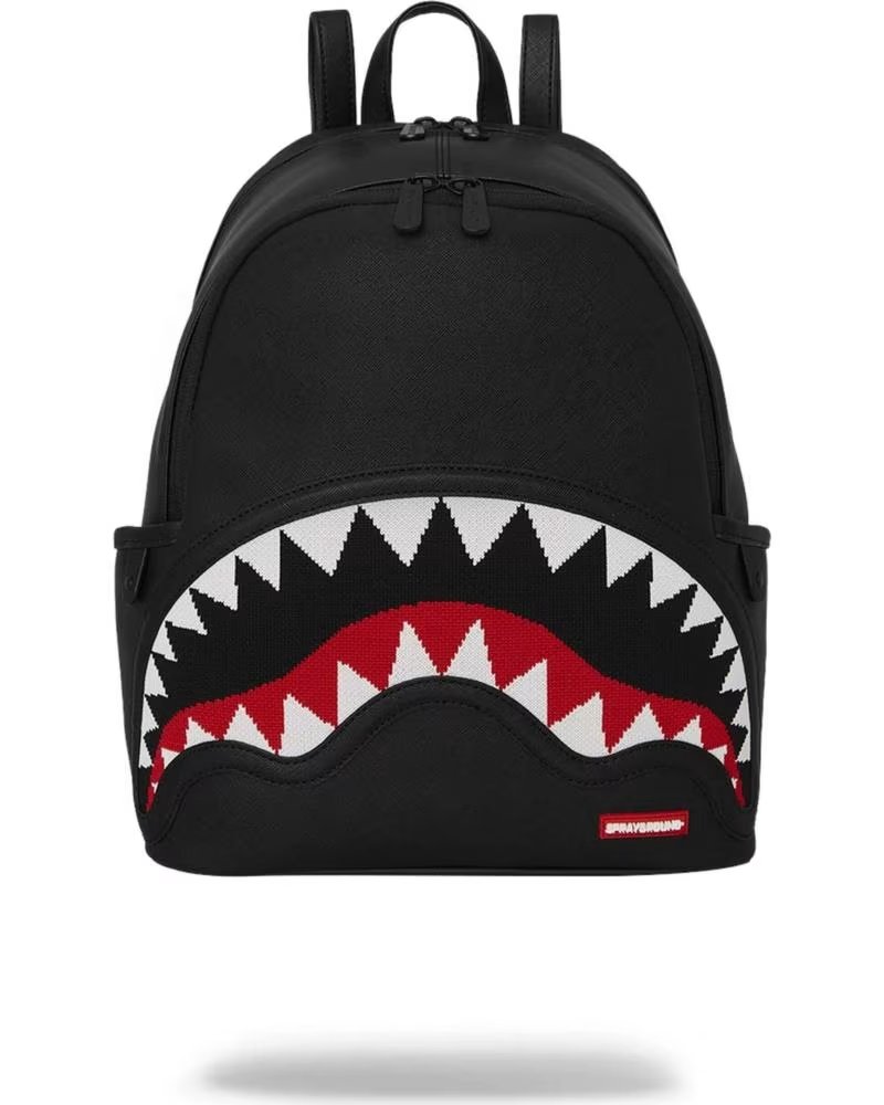 SPRAYGROUND MOCHILA NEGRA FLY KNIT MOUTH SAVAGE BACKPACK NEGRO