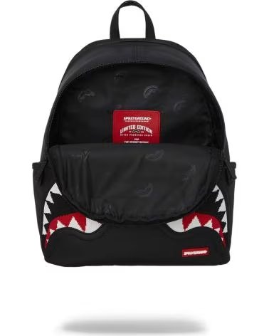SPRAYGROUND MOCHILA NEGRA FLY KNIT MOUTH SAVAGE BACKPACK NEGRO