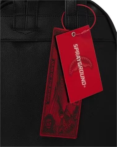 SPRAYGROUND MOCHILA NEGRA FLY KNIT MOUTH SAVAGE BACKPACK NEGRO