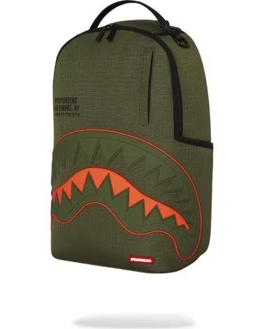 SPRAYGROUND MOCHILA VERD NYLON SHARK CENTRAL ARMY DLX-RIPSTOP BACKPACK VERDE