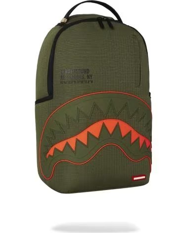 SPRAYGROUND MOCHILA VERD NYLON SHARK CENTRAL ARMY DLX-RIPSTOP BACKPACK VERDE