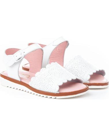 Sandalen für Mädchen ANGELITOS SANDALIA PIEL 571 BLANCO