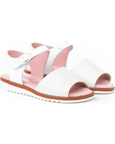 Sandalen für Mädchen ANGELITOS SANDALIA PIEL 572 BLANCO