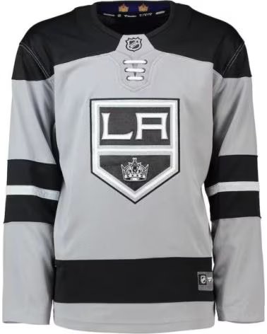 FANATICS CAMISETA LOS ANGELES KINGS NHL HOCKEY JERSEY GRIS