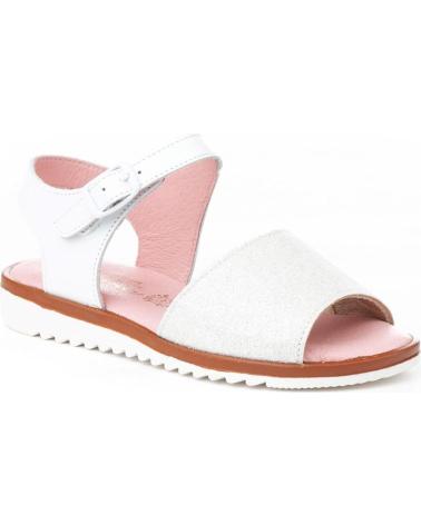 Sandalen für Mädchen ANGELITOS SANDALIA PIEL 572 BLANCO