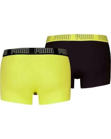 PUMA PACK 2 BOXERS EVERYDAY TRUNK REF 1177721 PRETO AMARELO AMARILLO