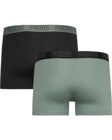 PUMA CALZONCILLO BOXER 701226388-021 EN VERDE PARA HOMBRE DARK SAGE - BLACK