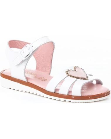 Sandalen für Mädchen ANGELITOS SANDALIA PIEL 573 BLANCO