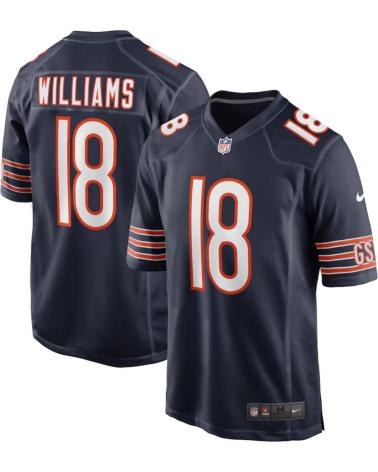 NIKE CAMISETA NFL MARINO BEARS CALEB WILLIAMS 18 NFL JERSEY AZUL
