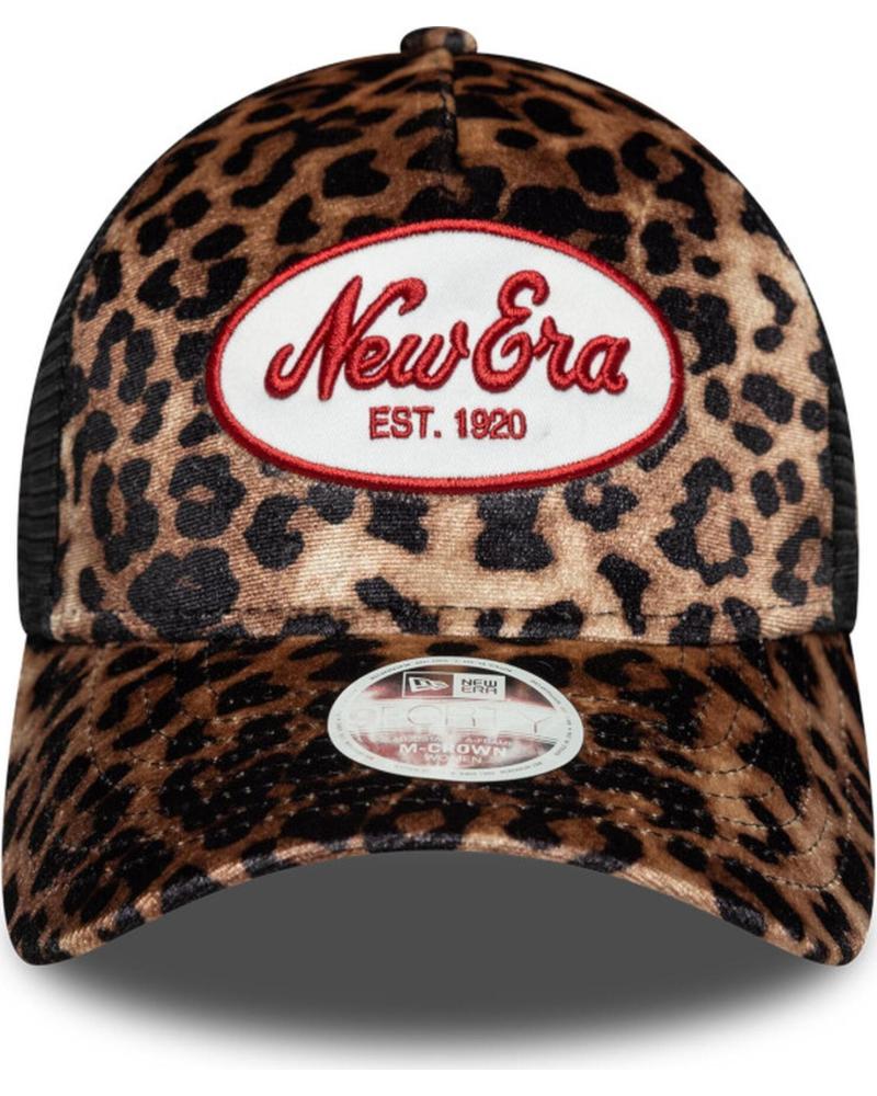 NEW ERA GORRA MARRON WMNS LEOPARD MC AF TRUCKER VARIOS COLORES
