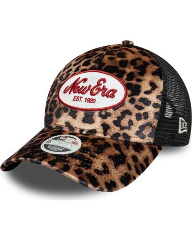 NEW ERA GORRA MARRON WMNS LEOPARD MC AF TRUCKER VARIOS COLORES