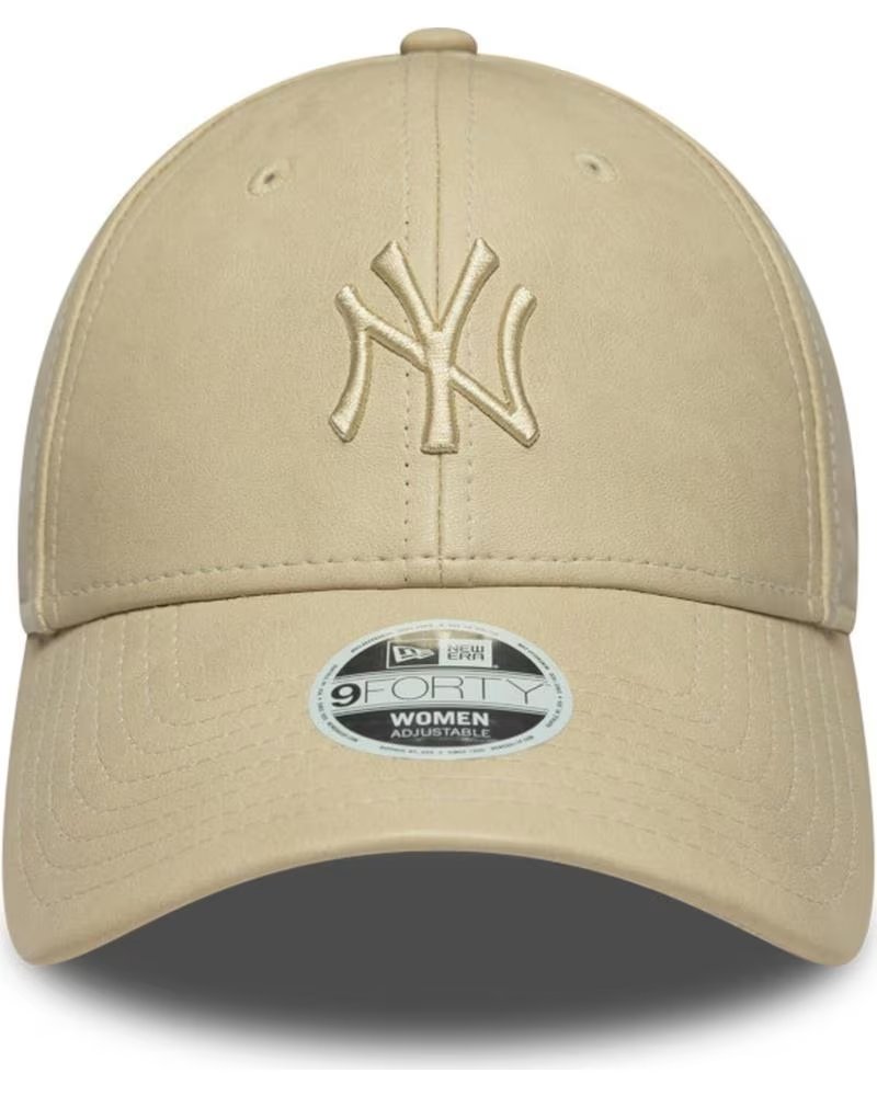 NEW ERA BONÉ 9FORTY YANKEES WMNS PU 1177788 BEGE BEIGE