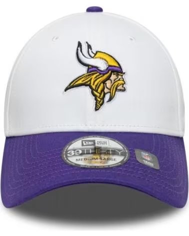 NEW ERA GORRA BLANCA VIKINGS NFL TEAM LOGO 39THIRTY MINVIK BLANCO
