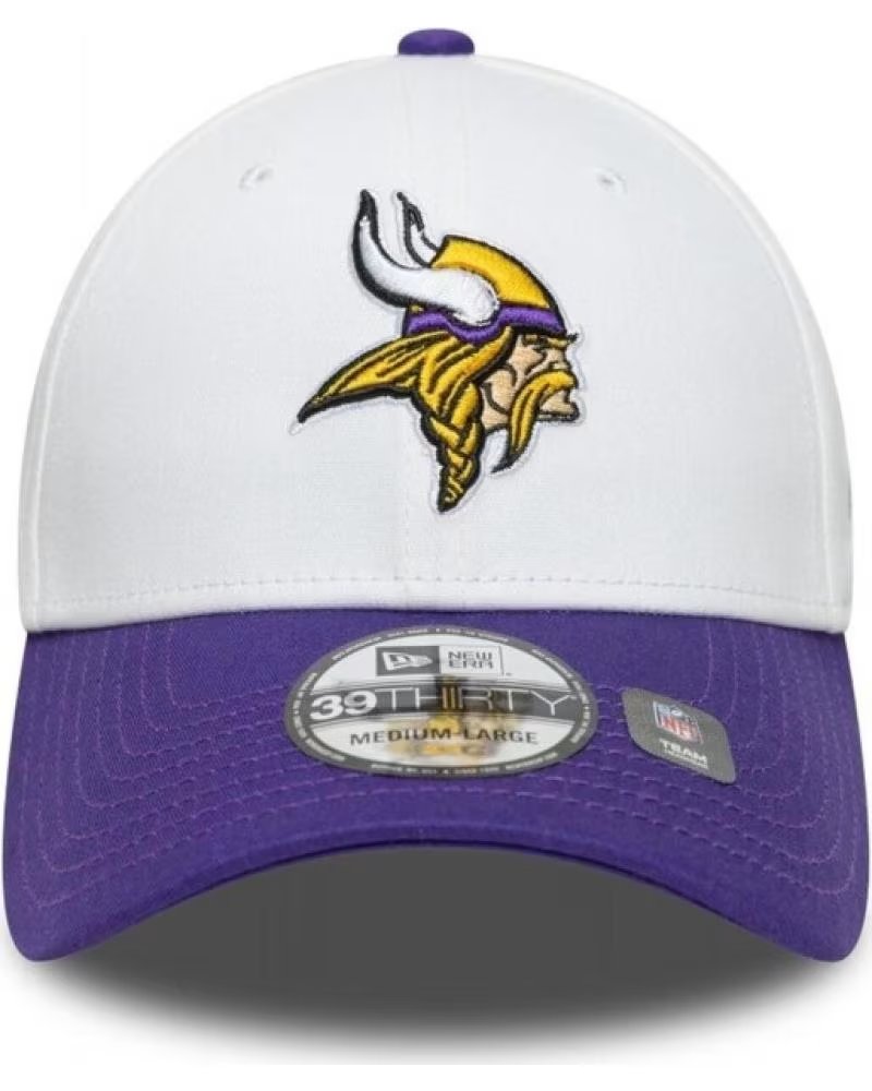 NEW ERA GORRA BLANCA VIKINGS NFL TEAM LOGO 39THIRTY MINVIK BLANCO
