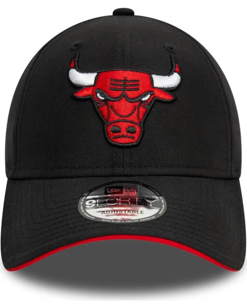 NEW ERA GORRA NEGRA BULLS MICROFIBRE 9FORTY CHIBUL NEGRO