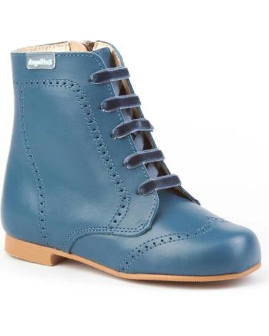 Botines de Niña ANGELITOS PASCUALONA PIEL 600 AZUL