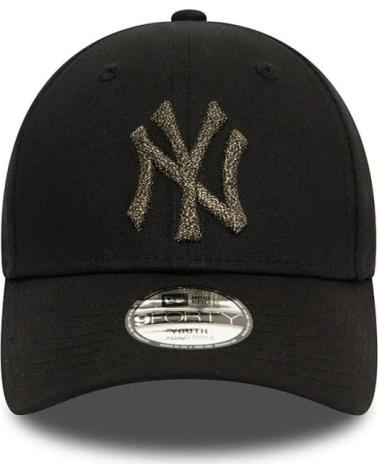 NEW ERA GORRA NEGRA YANKEES METALLIC YOUTH 9FORTY NEYYAN NEGRO