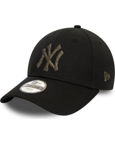 NEW ERA GORRA NEGRA YANKEES METALLIC YOUTH 9FORTY NEYYAN NEGRO