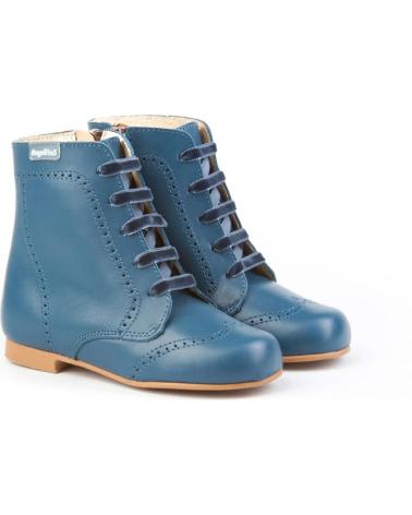 Botines de Niña ANGELITOS PASCUALONA PIEL 600 AZUL
