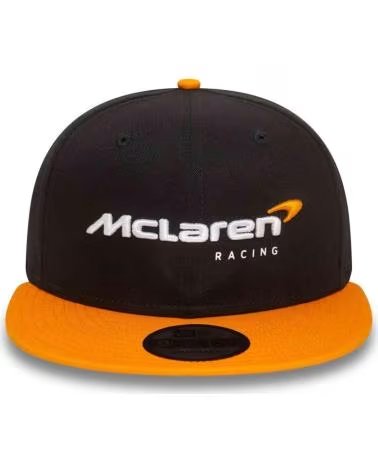NEW ERA Gorra 60504225-Anttno en gris para unisex NEGRO Y NARANJA