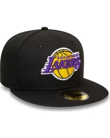 NEW ERA GORRA NEGRA LAKERS ESSENTIAL 59FIFTY LOSLAK NEGRO