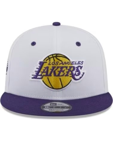 NEW ERA BONÉ LOS ANGELES LAKERS WHITE CROWN PATCH 1177938 BLANCO