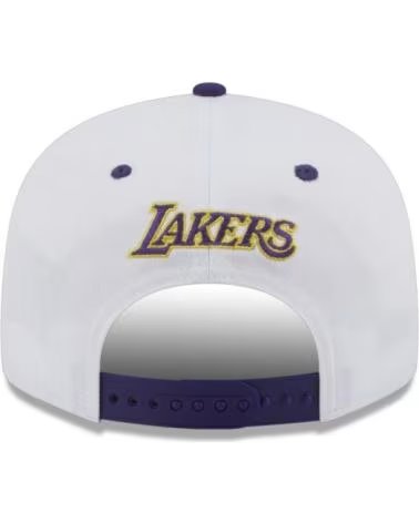 NEW ERA BONÉ LOS ANGELES LAKERS WHITE CROWN PATCH 1177938 BLANCO