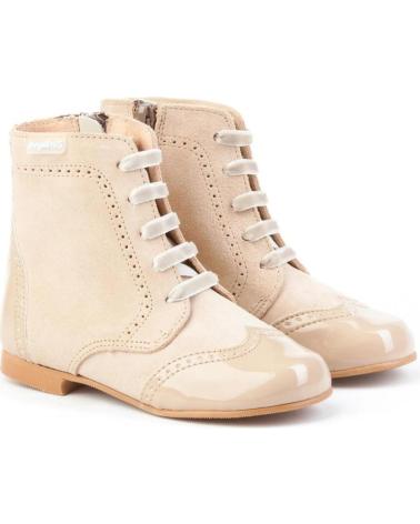 Botines de Niña ANGELITOS PASCUALONA PIEL 599 CAMEL