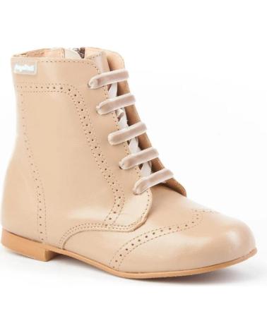 Stivaletti per Bambina ANGELITOS PASCUALONA PIEL 600 CAMEL