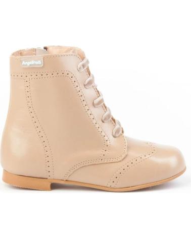 Stivaletti per Bambina ANGELITOS PASCUALONA PIEL 600 CAMEL