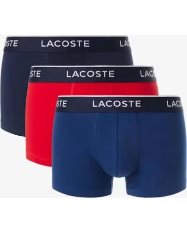 LACOSTE PACK DE CALZONCILLOS 5H1300W6400 EN AZUL PARA HOMBRE MULTICOLOR