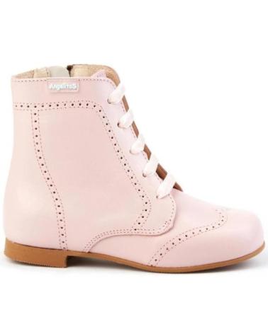 Stivaletti per Bambina ANGELITOS PASCUALONA PIEL 600 ROSA