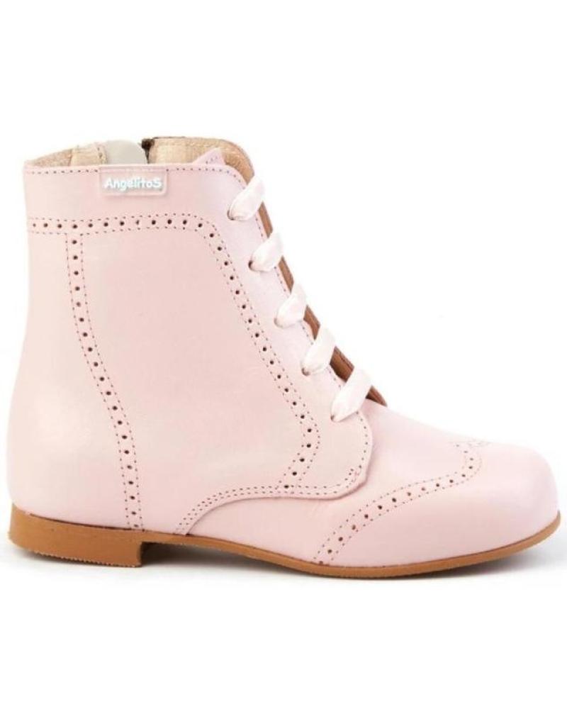 Stivaletti per Bambina ANGELITOS PASCUALONA PIEL 600 ROSA