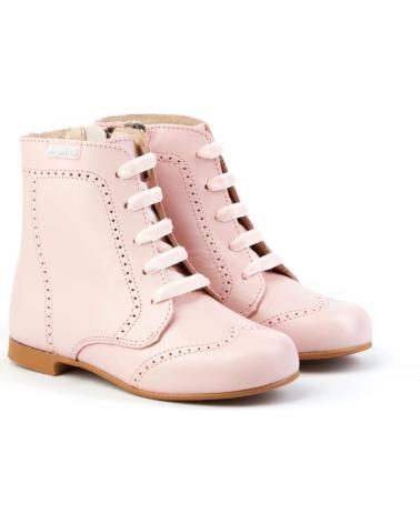 Stivaletti per Bambina ANGELITOS PASCUALONA PIEL 600 ROSA