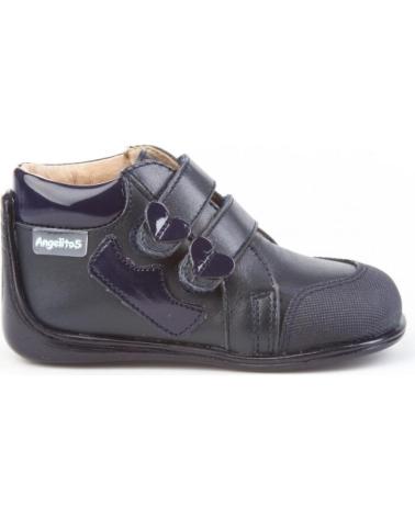Botines de Niño ANGELITOS BOTITA NEO GATEO PIEL 606 MARINO