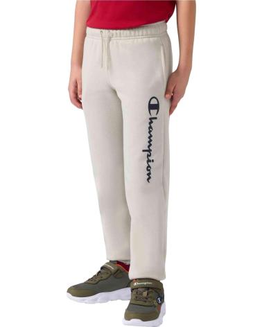 CHAMPION PANTALON JUNIOR BIG SCRIPT LOGO JOGGER BEIGE