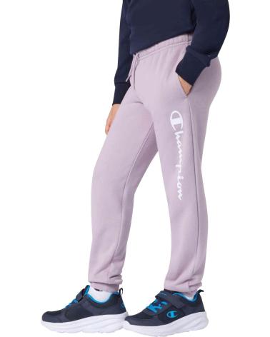 CHAMPION PANTALON JUNIOR BIG SCRIPT LOGO JOGGER MORADO