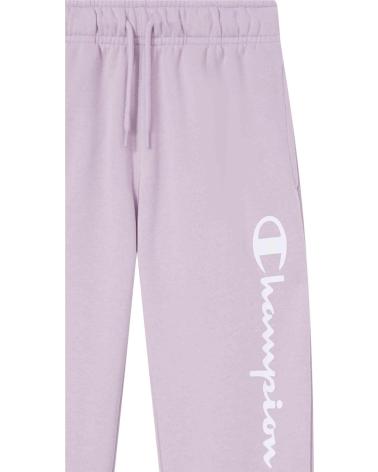 CHAMPION PANTALON JUNIOR BIG SCRIPT LOGO JOGGER MORADO