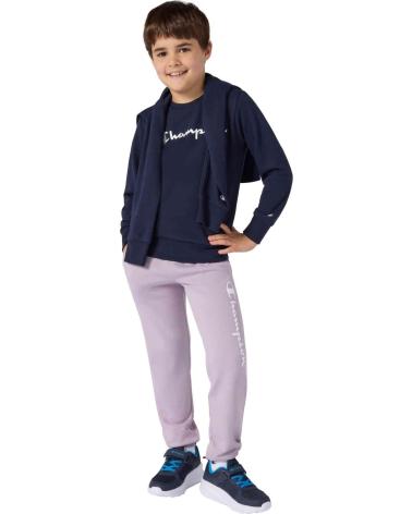 CHAMPION PANTALON JUNIOR BIG SCRIPT LOGO JOGGER MORADO