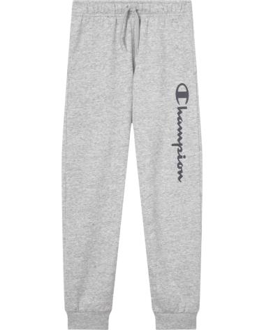 CHAMPION PANTALON JUNIOR BIG SCRIPT LOGO JOGGER GRIS